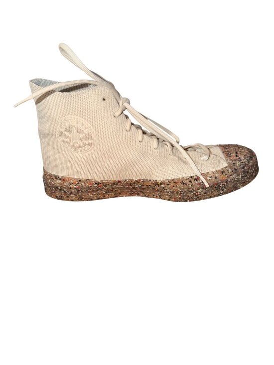 Converse Chuck Taylor 70 Hi Renew Knit High-Top Sneakers Beige Glitter Sole 8.5